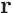 $\mathbf{r}$